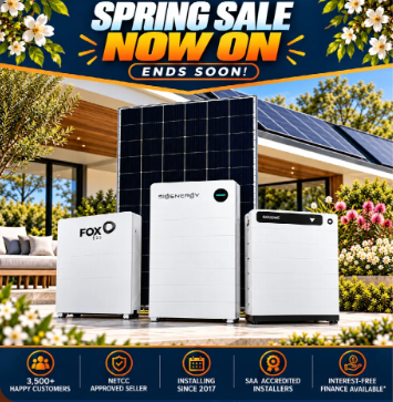 Spring Sale - Solar & Battery Packages